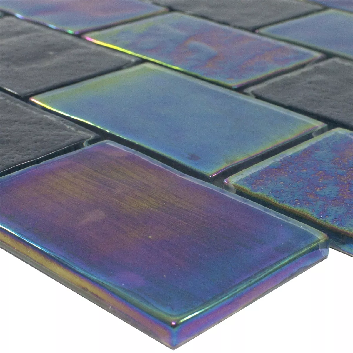 Mosaïque En Verre Nacre Effet LaBrisa Noir