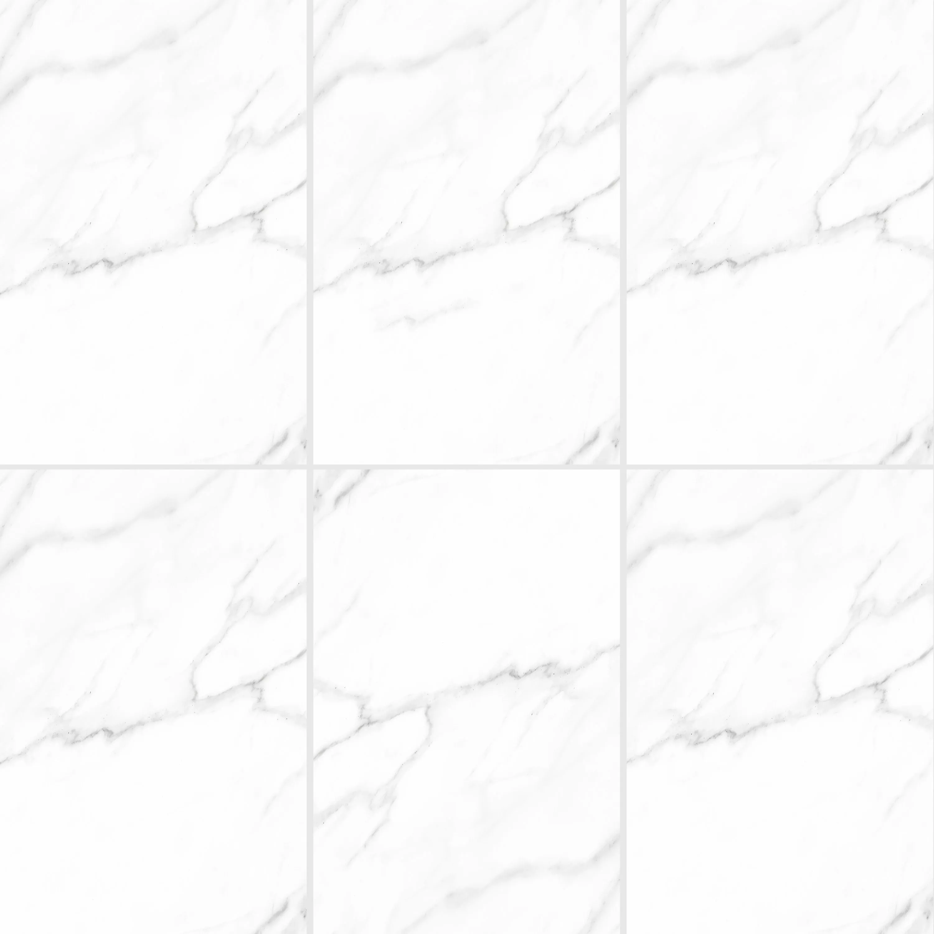 Carrelage Sol Et Mur Arcadia Marbre Optique Poli Brillant Blanc 60x120cm
