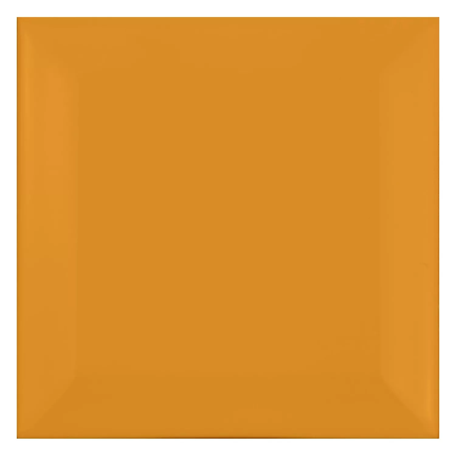 Carrelage métro Jaune Mat 10x10 cm Avec Facette Catarina Ocre