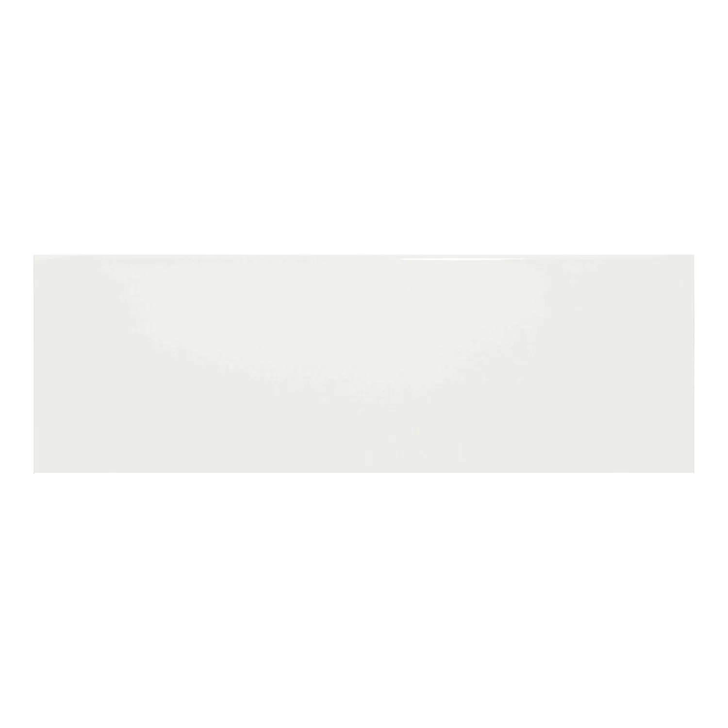 Metro tegel Wit Glanzend 10x30 cm Zonder Facet Candy Blanco