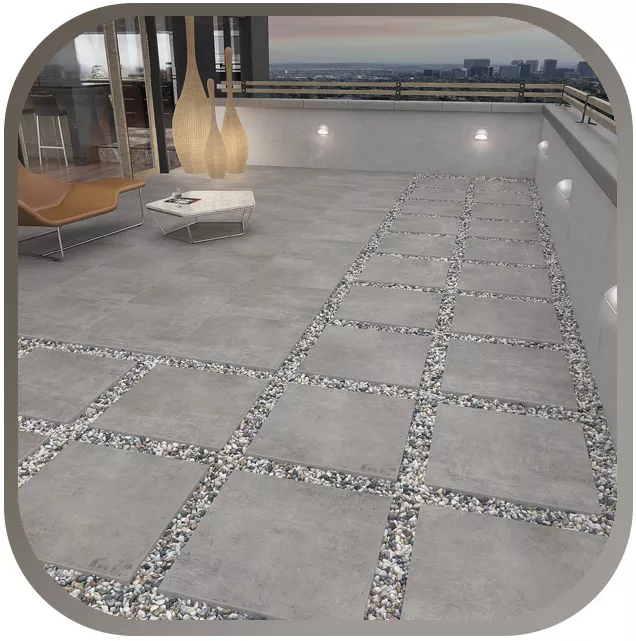 Des dalles de terrasse pour un esprit méditerranéen Des dalles de terrasse pour un esprit méditerranéen